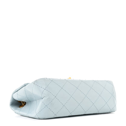 Chanel Aged Calfskin Quilted 2.55 Reissue Mini Flap Light Blue 4 of 11