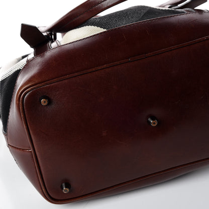 Burberry Canvas Mega Check Lowry Brown 19 of 26