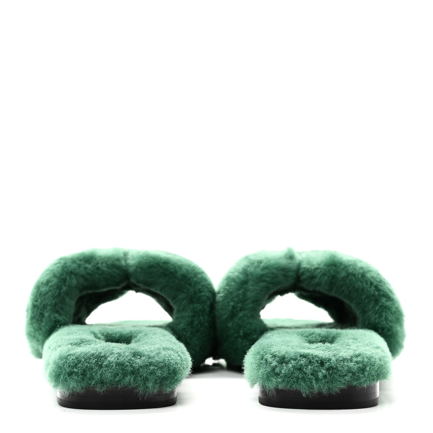 Woolskin Oran Sandals 37.5 Vert Anglais