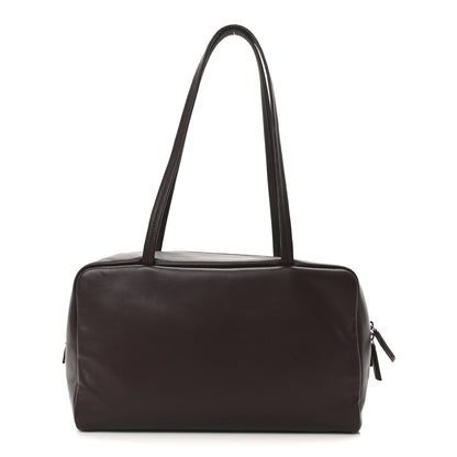 The Row Nappa Astra Bowling Bag Burgundy Ans 1 of 9