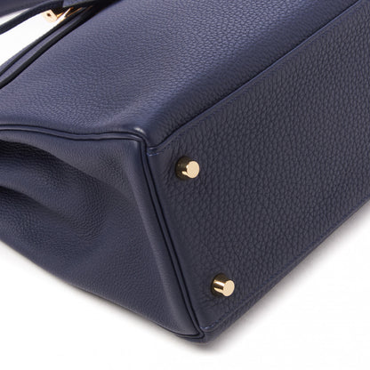 Hermes Togo Kelly Retourne 32 Bleu Nuit 7 of 31