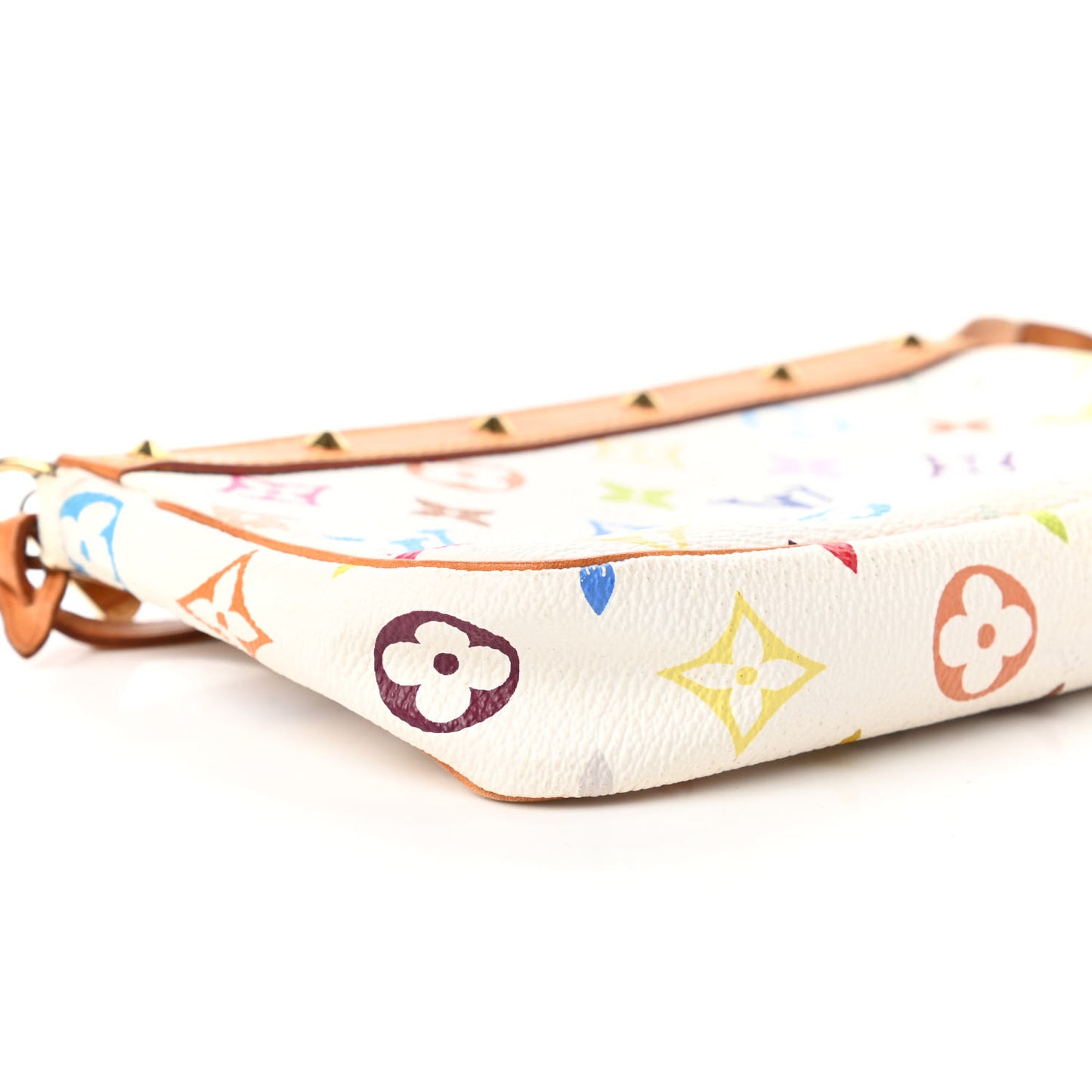 Monogram Multicolor Pochette Accessories White