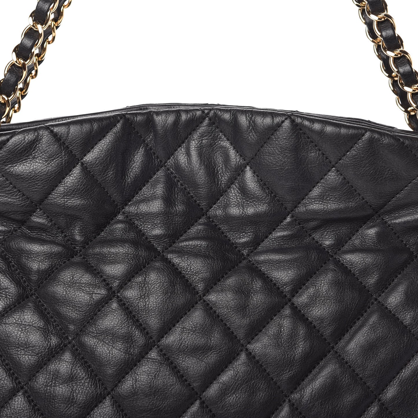 Calfskin Quilted Medium Chain Me Hobo Black