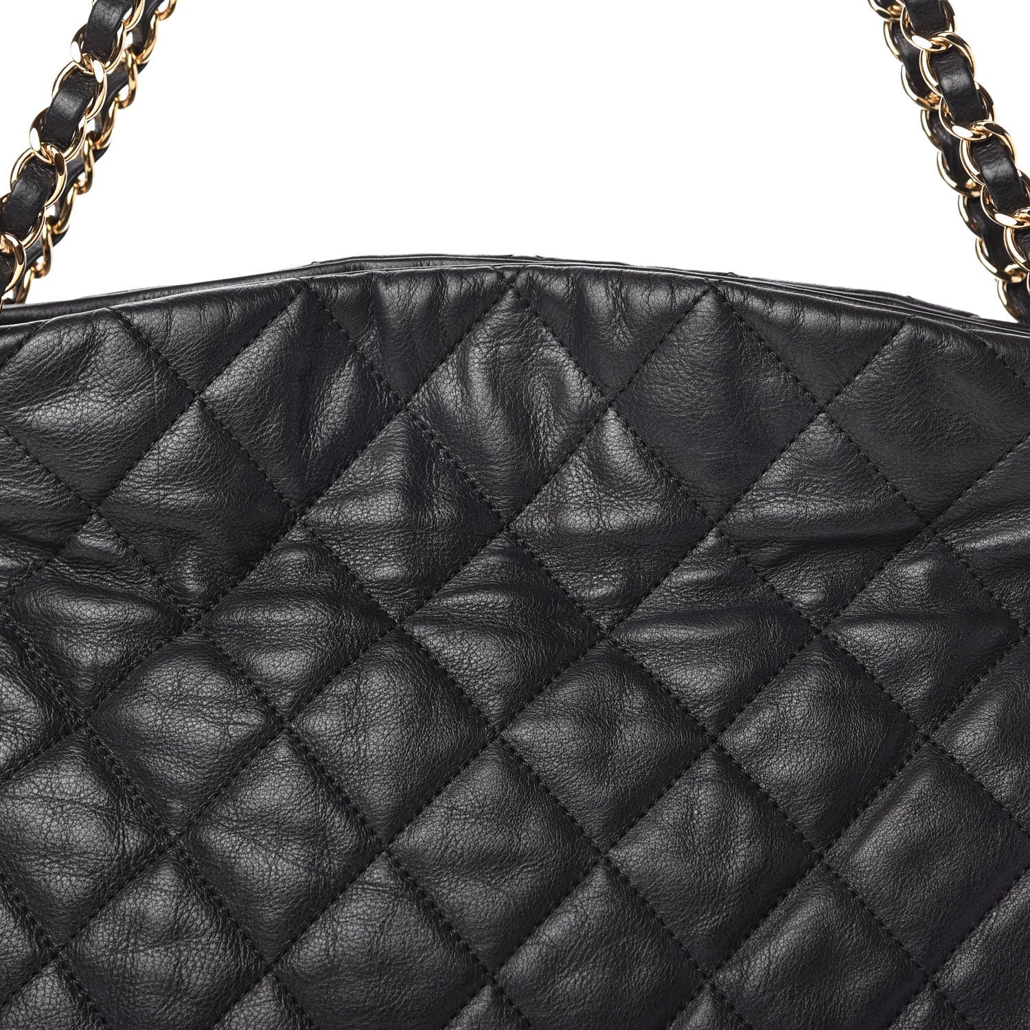 Chanel Calfskin Quilted Medium Chain Me Hobo Black 10 of 10
