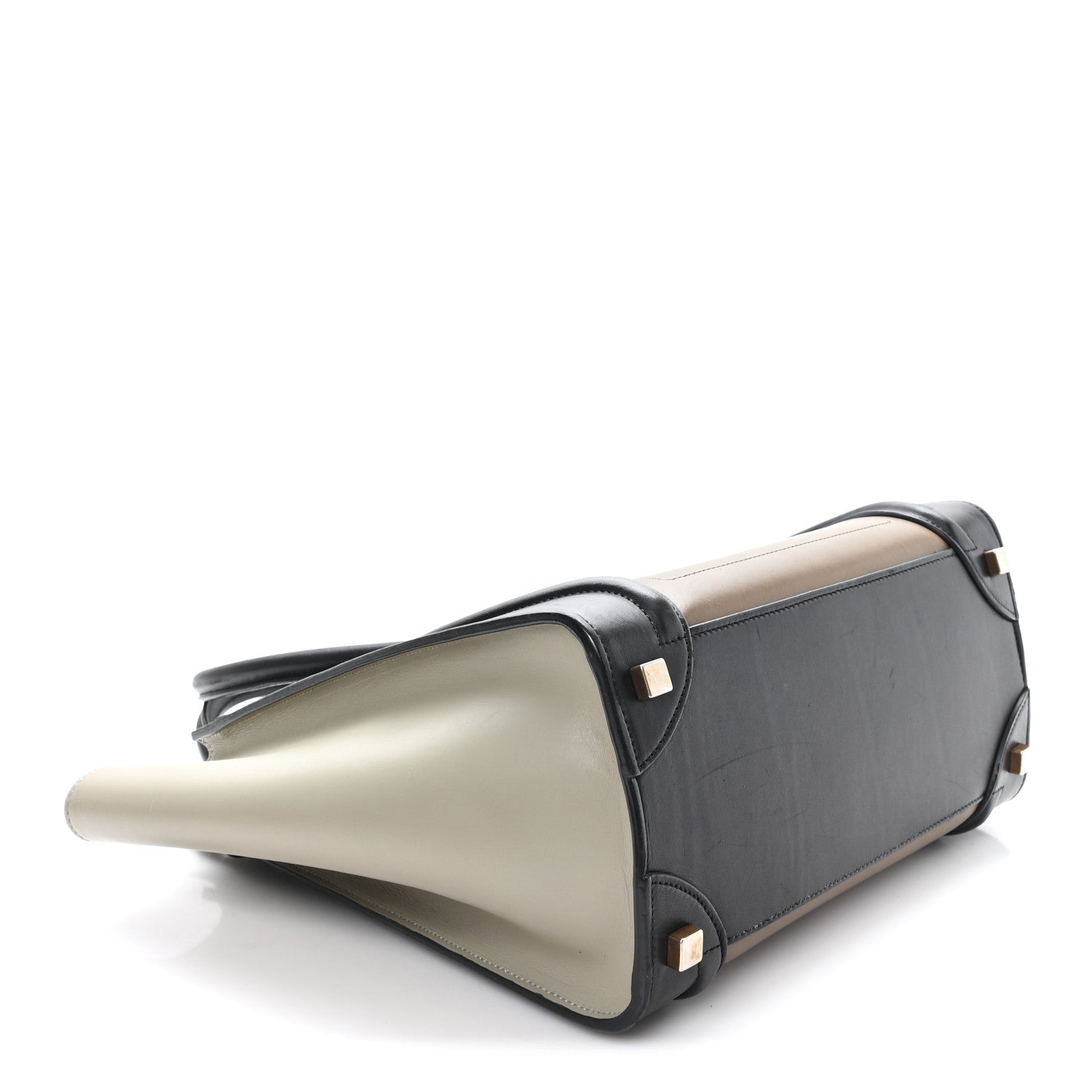 Celine Satin Smooth Calfskin Micro Tri-Color Luggage Dark Grey 4 of 12