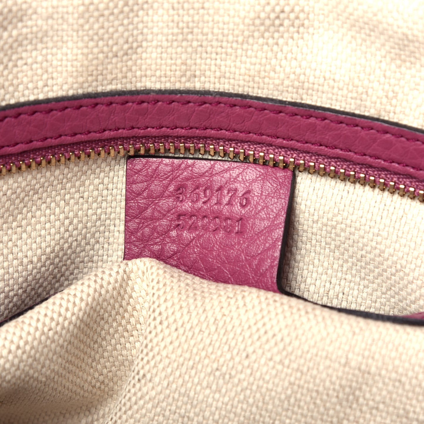 Pebbled Calfskin Small Soho Top Handle Bag Peonia Flower