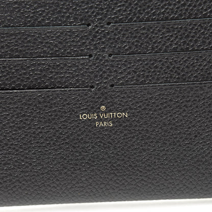 Louis Vuitton Calfskin Felicie Chain Wallet Card Holder Insert Black 6 of 6