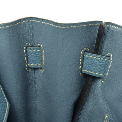Hermes Togo Birkin 30 Blue Jean 17 of 20
