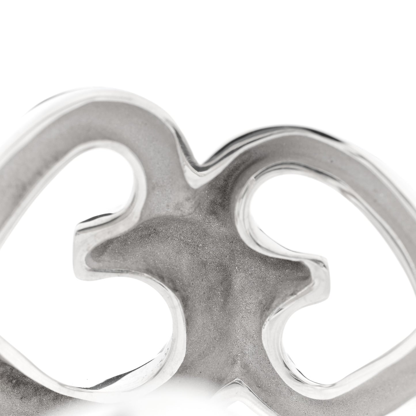 Sterling Silver Paloma Picasso Double Loving Heart Cuff Bracelet