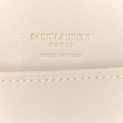 Saint Laurent Smooth Calfskin Monogram Phone Holder Crossbody Crema Soft 6 of 11
