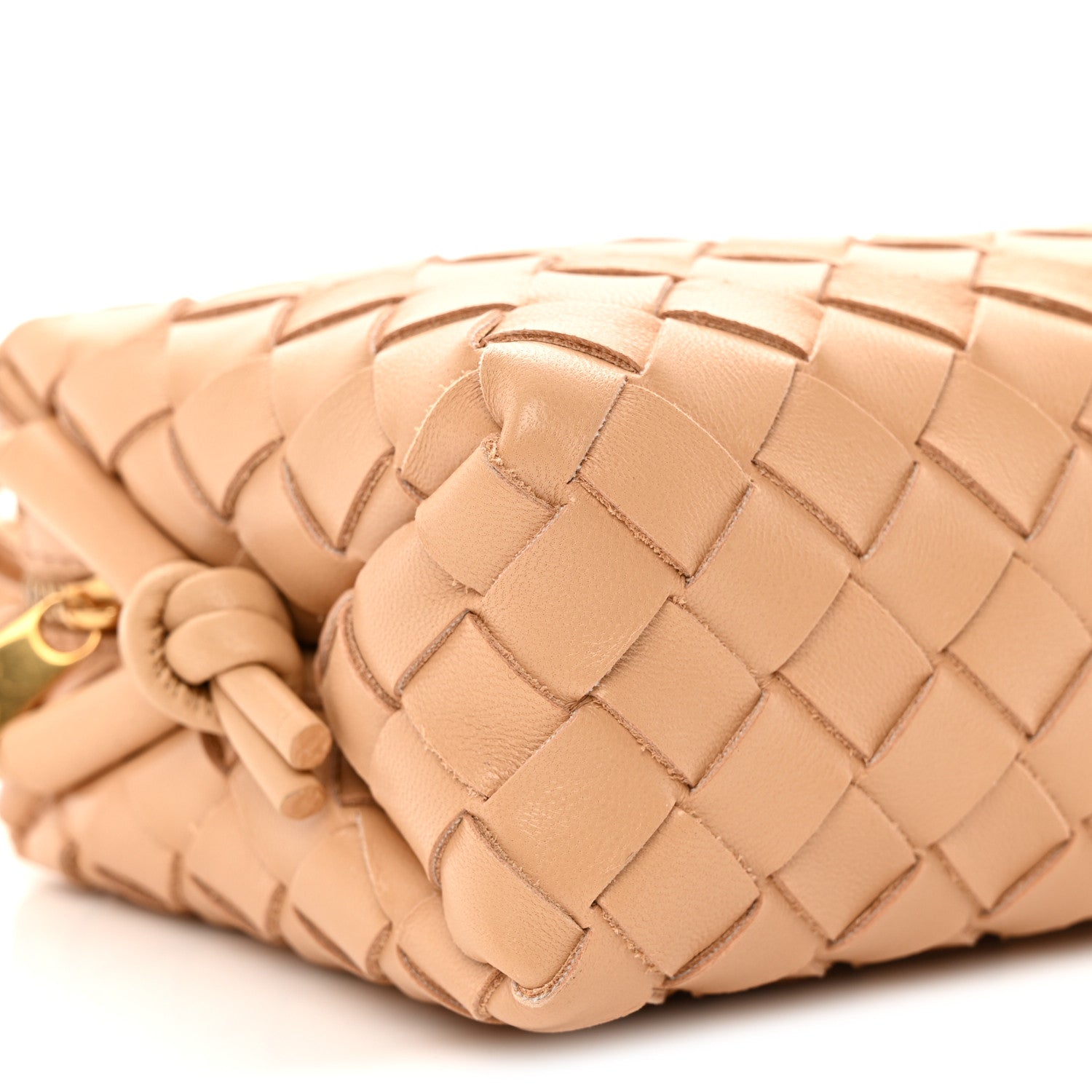 Bottega Veneta Nappa Intrecciato Mini Loop Camera Bag Almond 8 of 9