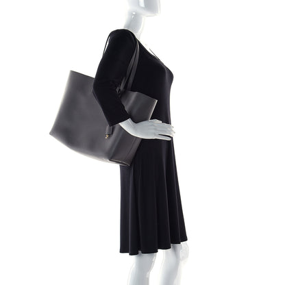 Saint Laurent Calfskin Large Shopping Tote Pebble 3 of 16