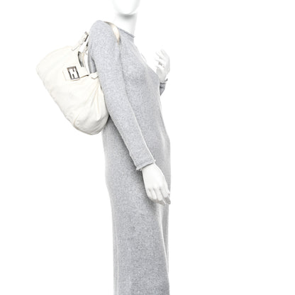 Fendi Calfskin Forever Shoulder Bag White 2 of 16