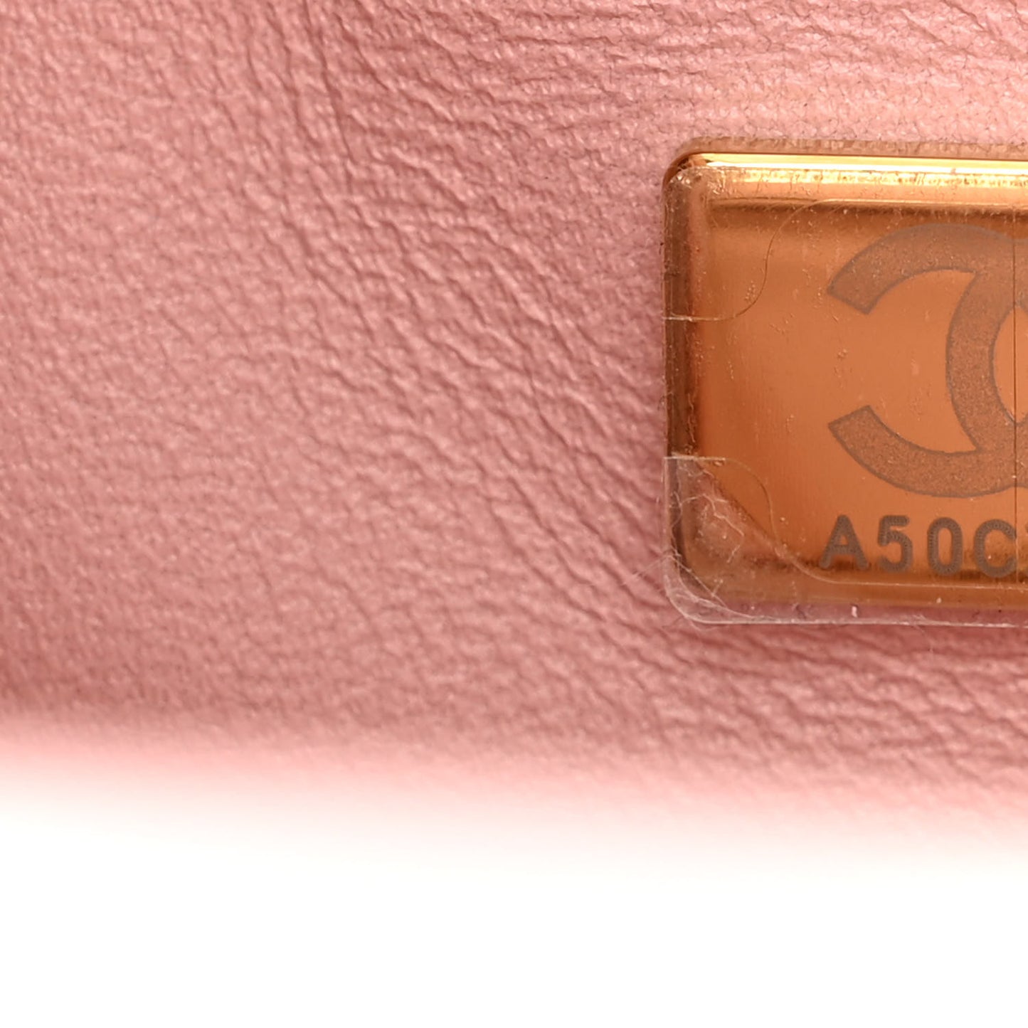Lambskin Crystal Diamante Small Flap Light Pink