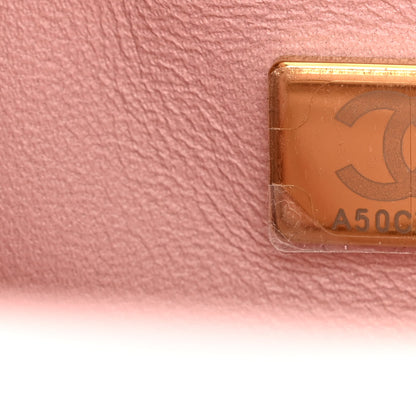 Chanel Lambskin Crystal Diamante Small Flap Light Pink 7 of 11