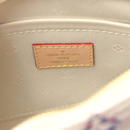 Louis Vuitton Monogram Jacquard Fabric Speedy Bandouliere 20 Multicolor Beige 6 of 10
