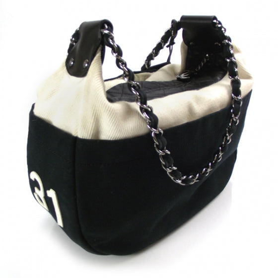Chanel Canvas Sport Drawstring Hobo 3 of 12