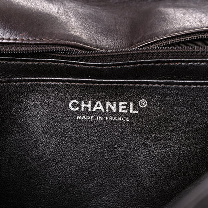 Chanel Washed Lambskin Quilted Jumbo Hybrid Reissue Flap Dark Brown 6 of 27