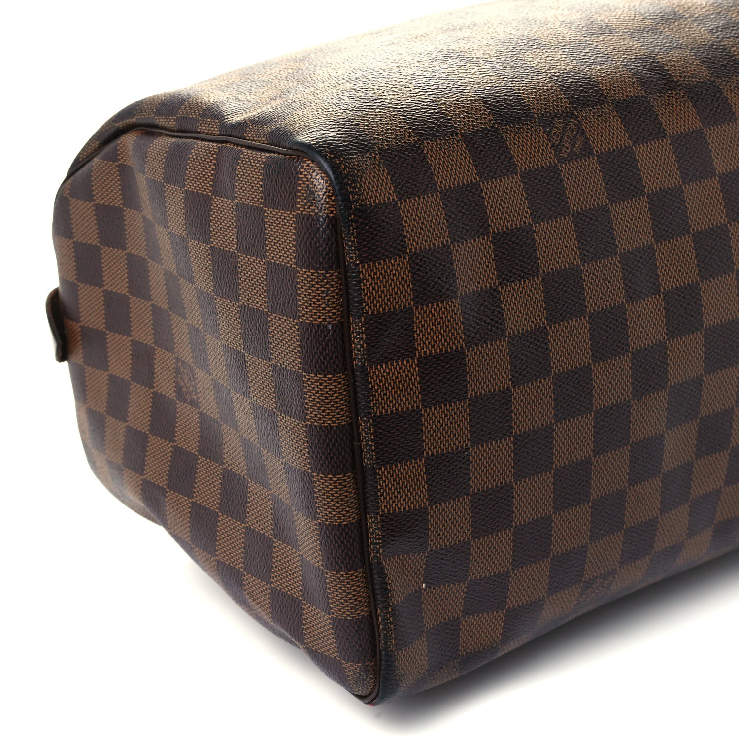 Louis Vuitton Damier Ebene Speedy 35 8 of 10