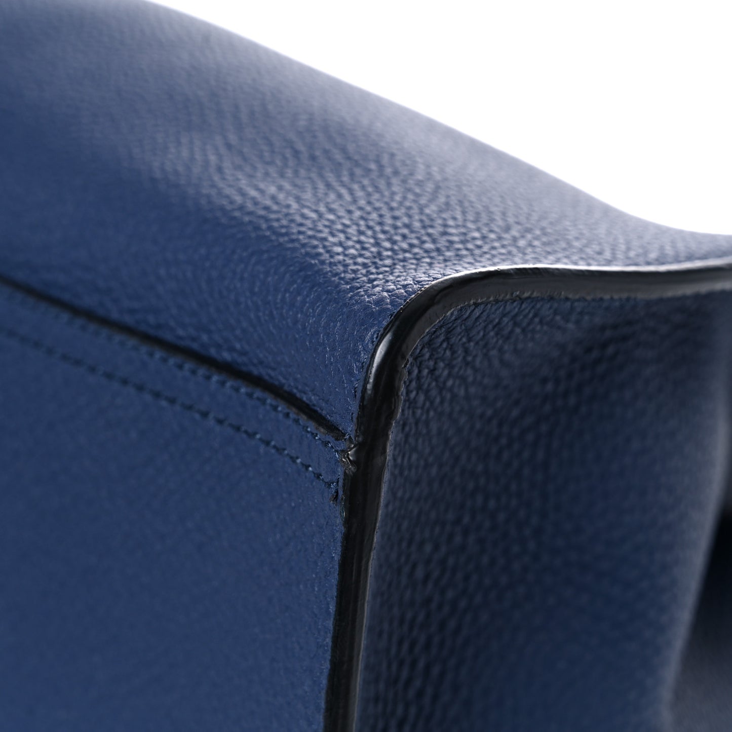 Soft Calfskin Medium Jackie Top Handle Bag Classic Blue Marine