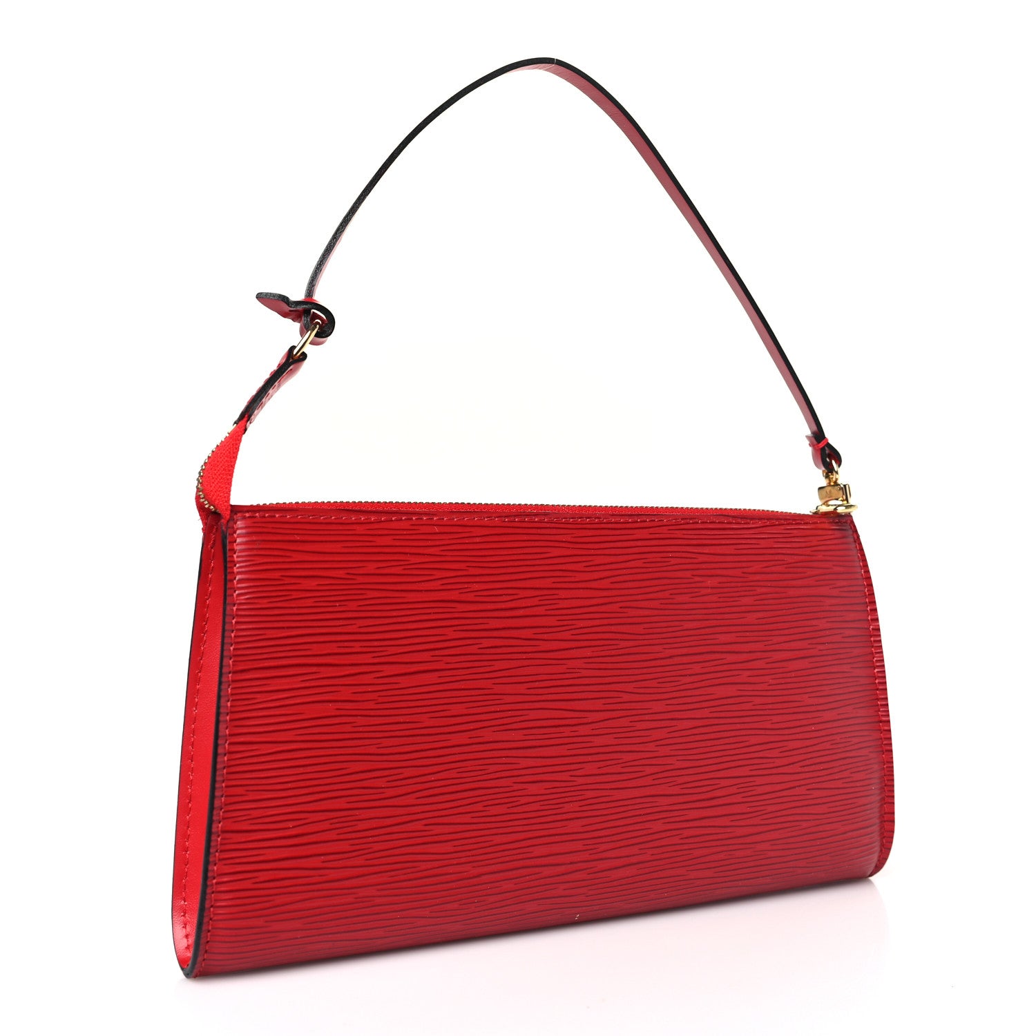 Louis Vuitton Epi Pochette Accessories 24 Castillan Red 3 of 8