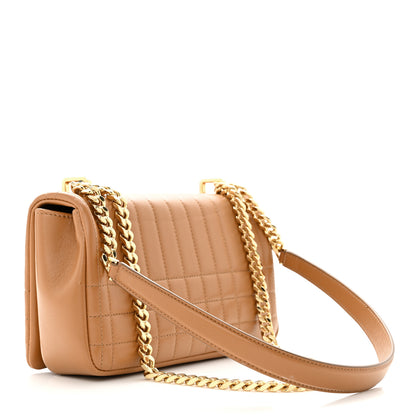 Burberry Lambskin Quilted Small Lola Bag Maple Brown 3 of 11