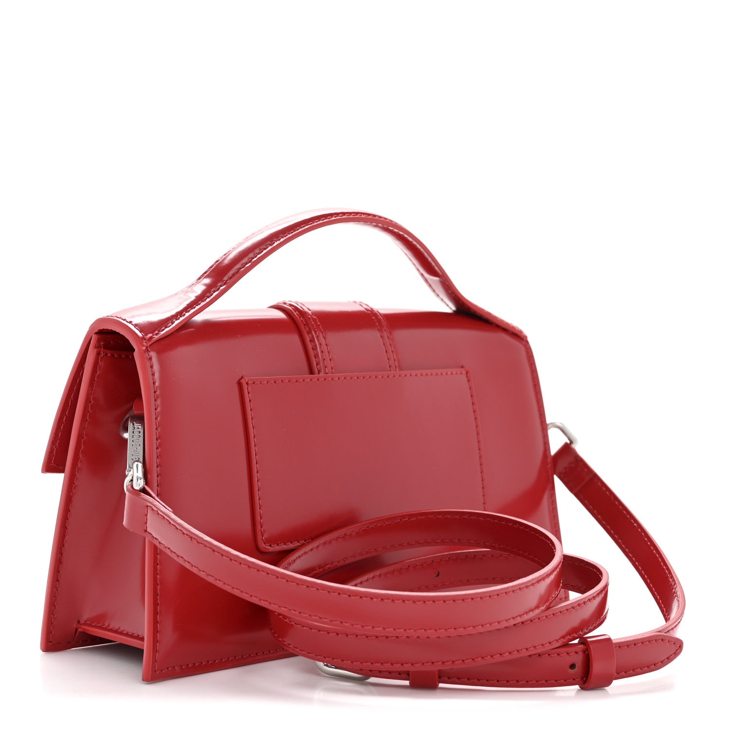 Jacquemus Glazed Calfskin Le Grand Bambino Red 3 of 10