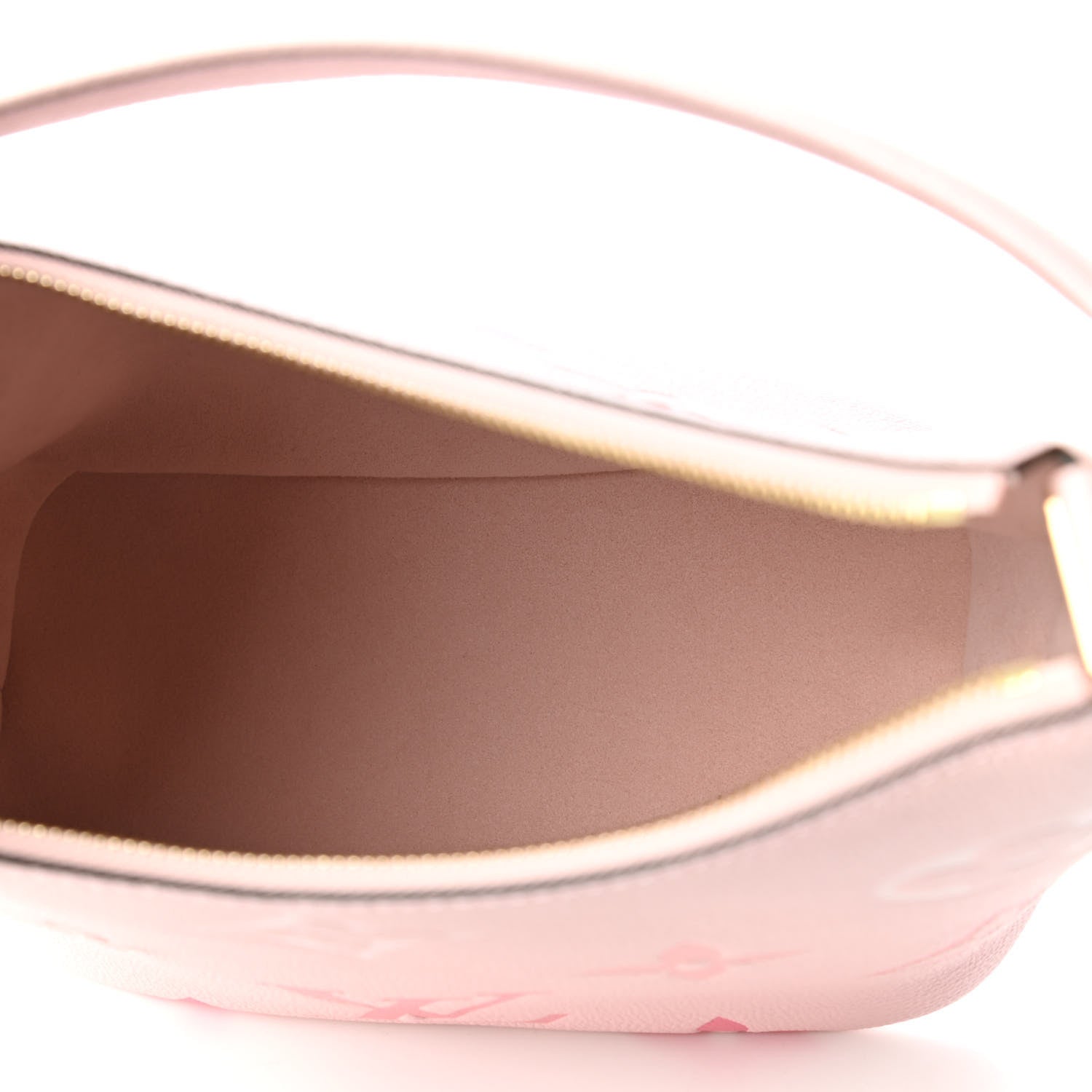 Louis Vuitton Empreinte Monogram Giant By The Pool Marshmallow Hobo PM Bouton De Rose 5 of 10