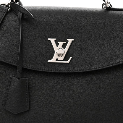 Louis Vuitton Soft Calfskin Lockme Ever MM Black 7 of 9