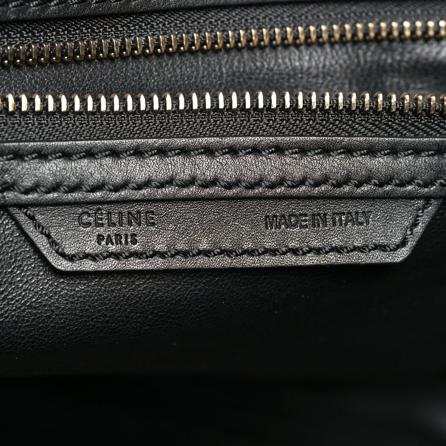 Smooth Calfskin Shoulder Luggage Black