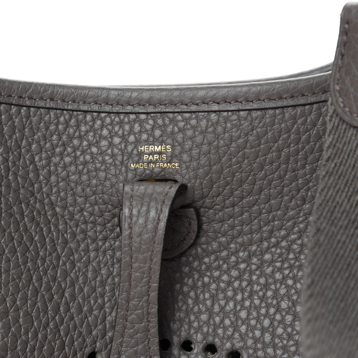 Hermes Taurillon Clemence Evelyne TPM Etain 6 of 10
