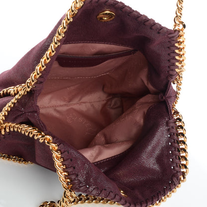 Stella McCartney Shaggy Deer Mini Falabella Tote Plum 5 of 9