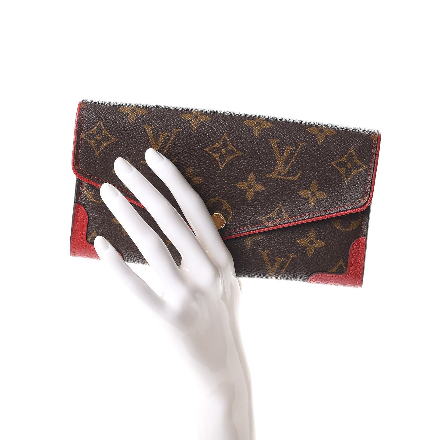 Monogram Sarah Retiro Wallet Cherry