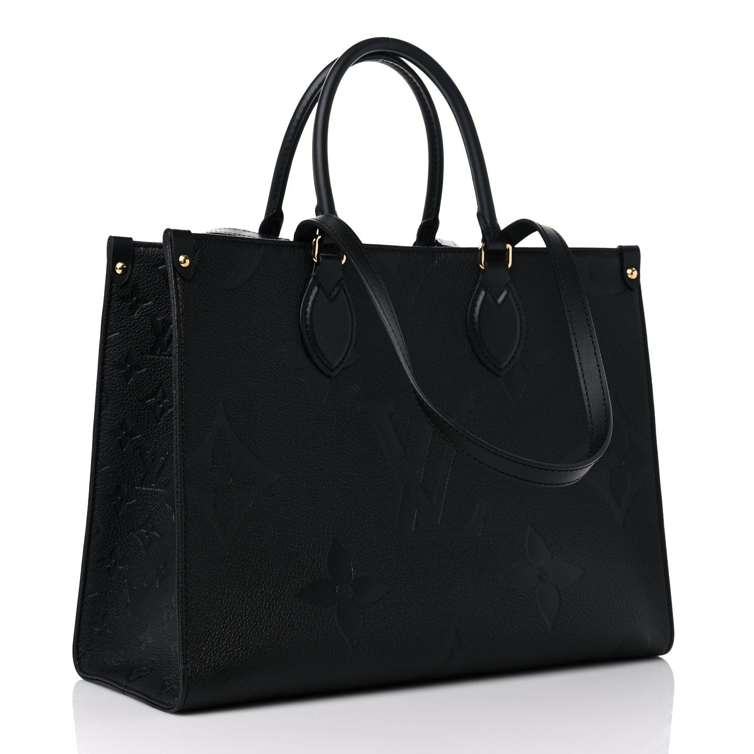 Louis Vuitton Empreinte Monogram Giant Onthego MM Black 3 of 9