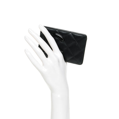 Chanel Calfskin Quilted Cambon Card Holder Black 2 of 7