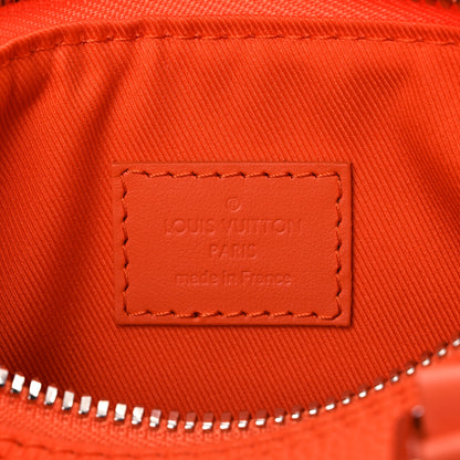 Louis Vuitton Grained Calfskin Aerogram Keepall XS Orange 6 of 12