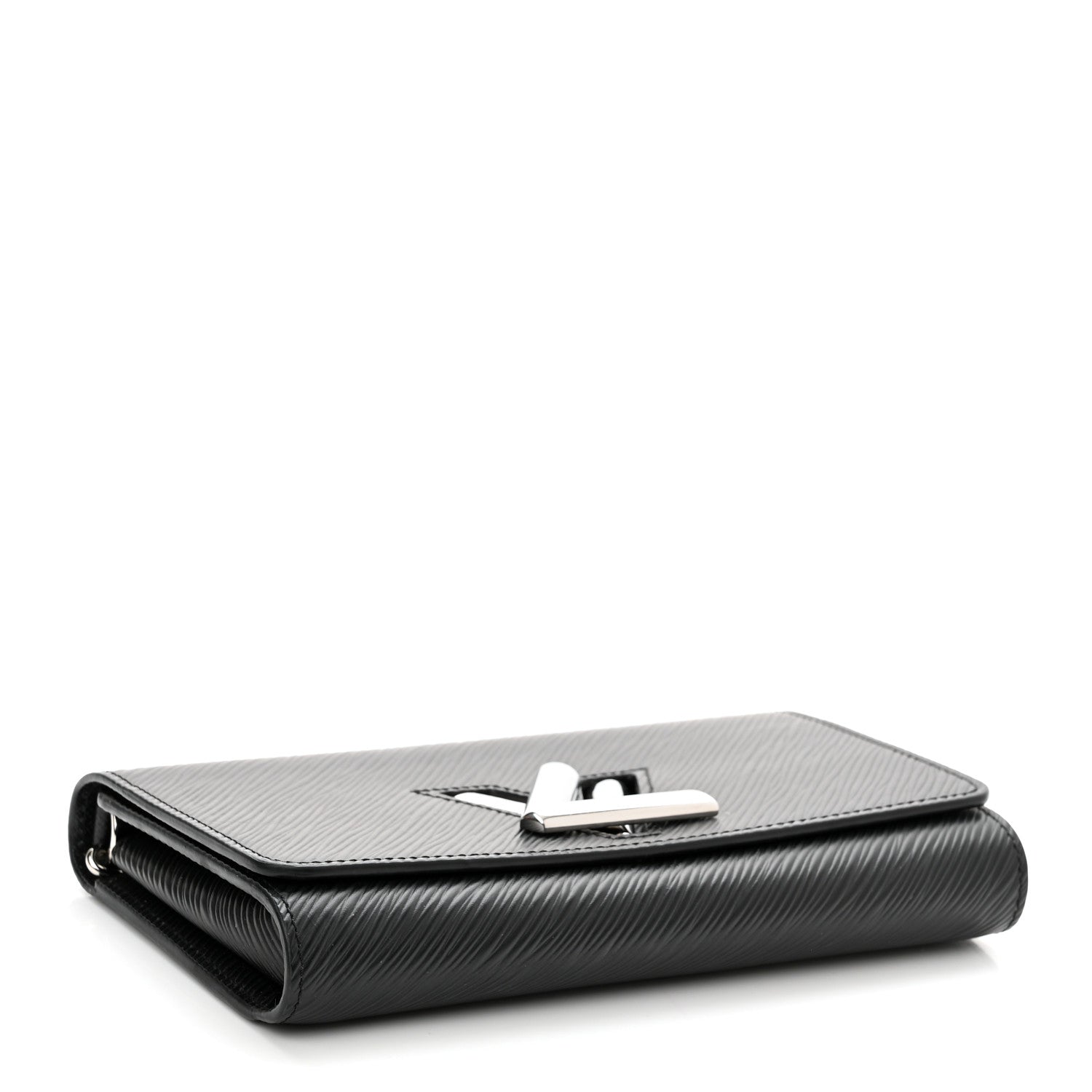 Louis Vuitton Epi Twist Chain Wallet Black 4 of 11