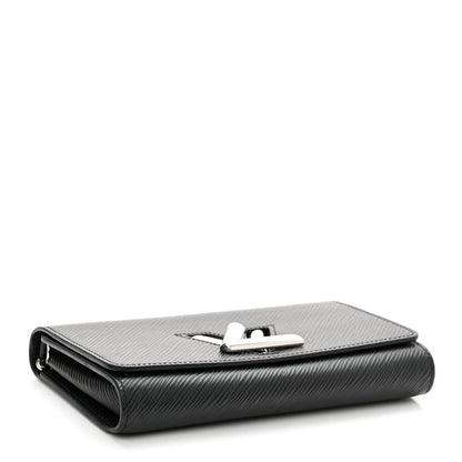 Louis Vuitton Epi Twist Chain Wallet Black 4 of 11