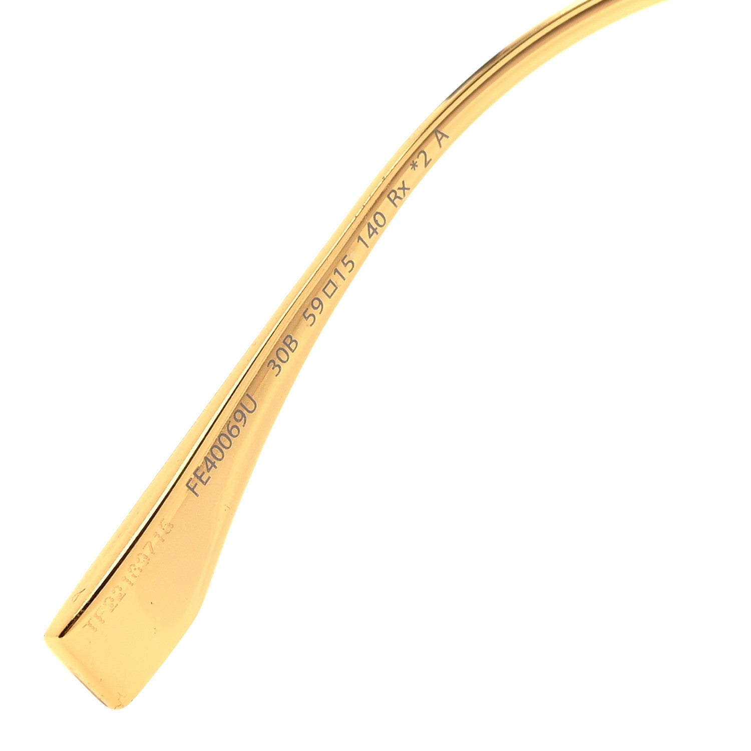 Fendi Metal Sunglasses FE40069U Light Gold 6 of 7