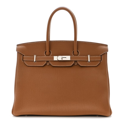 Hermes Togo Birkin 35 Gold 1 of 10