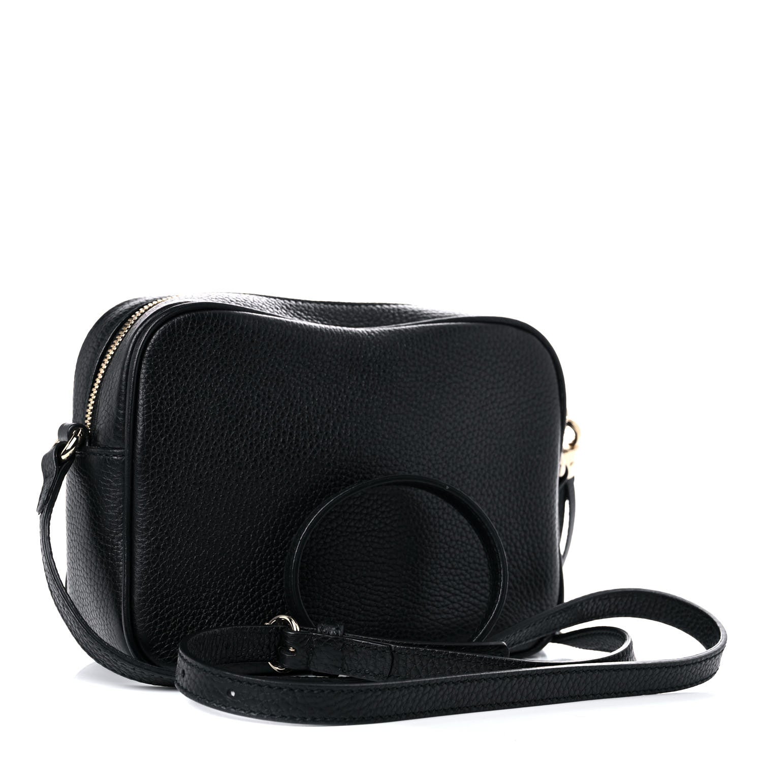 Gucci Pebbled Calfskin Small Soho Disco Bag Black 3 of 14