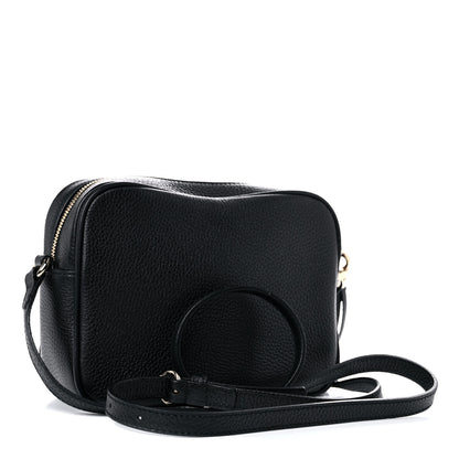 Gucci Pebbled Calfskin Small Soho Disco Bag Black 3 of 14