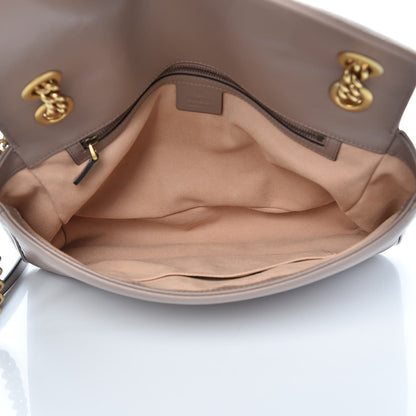 Gucci Calfskin Matelasse Medium GG Marmont Shoulder Bag Porcelain Rose 5 of 9