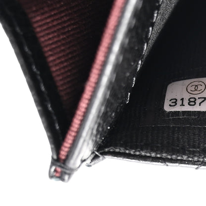 Chanel Caviar Quilted Flap Card Holder Wallet Black 7 of 8