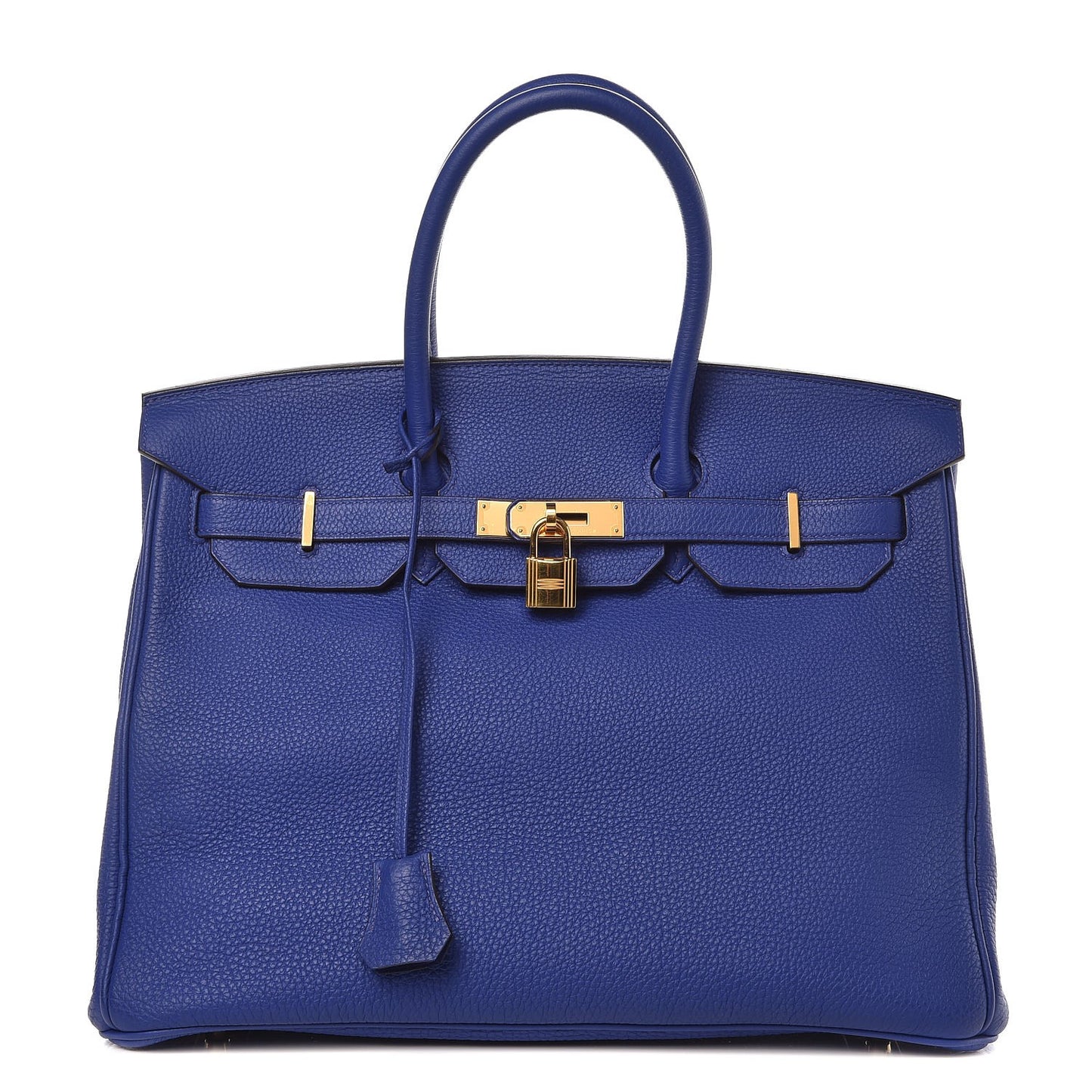 Togo Birkin 35 Bleu Electrique