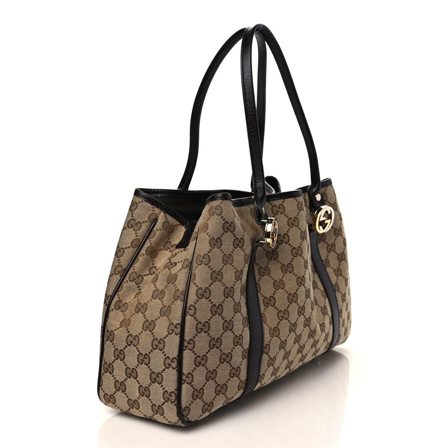 Monogram Medium Twins Tote Black