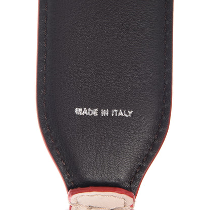 Fendi Vitello Dolce Fun Fair Metal Studded Strap You Camelia Multicolor 4 of 4
