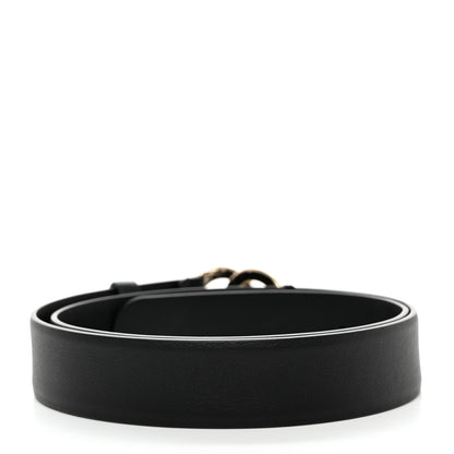 Chanel Calfskin Crystal CC Belt 80/32 Black 2 of 8