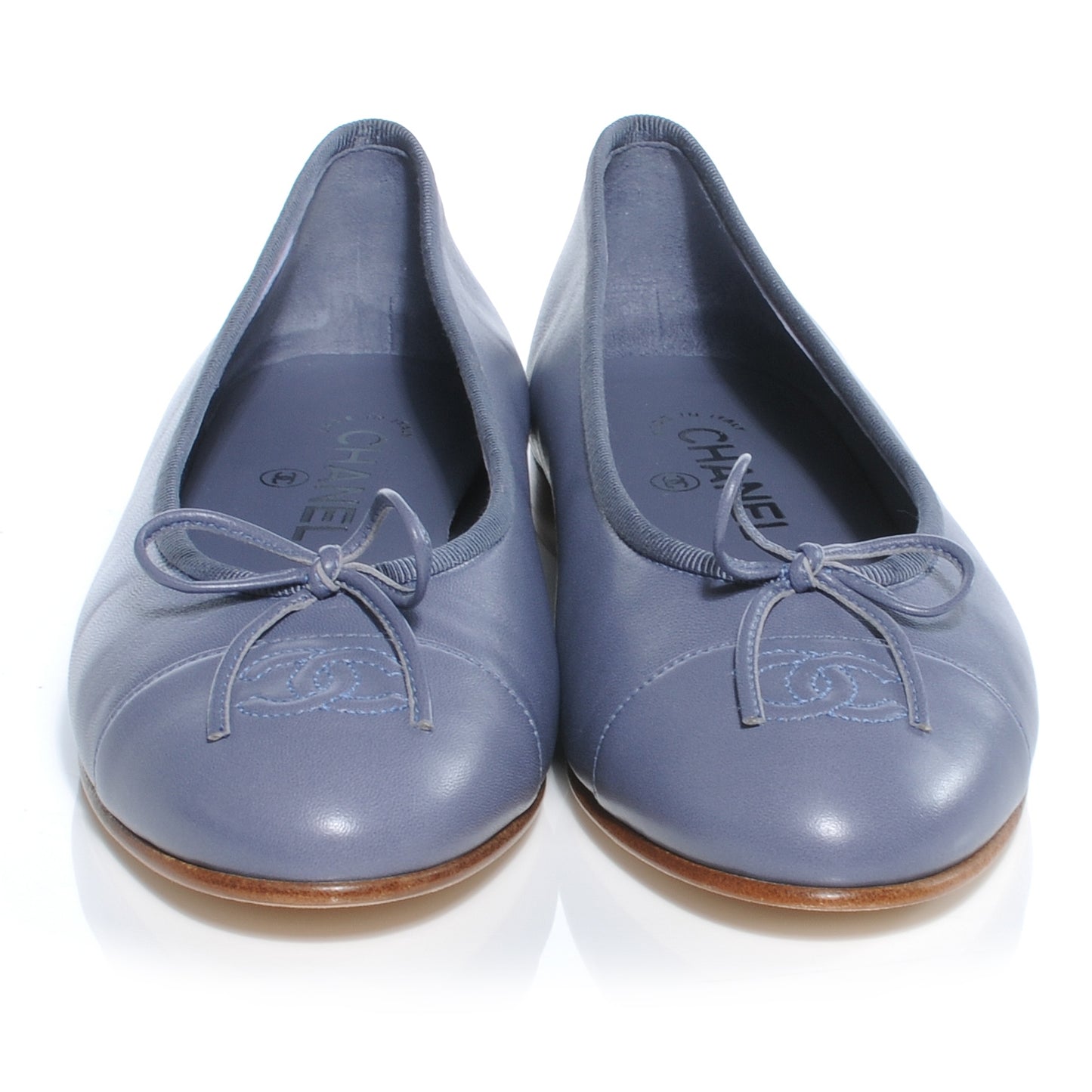 Leather Classic CC Ballet Flats 38.5 Lavender