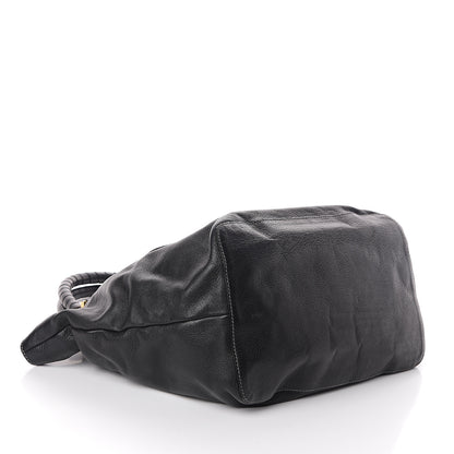 Chloe Calfskin Large New Marcie Tote Black 3 of 8